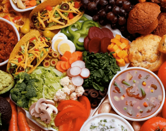 Una variedad de dieta