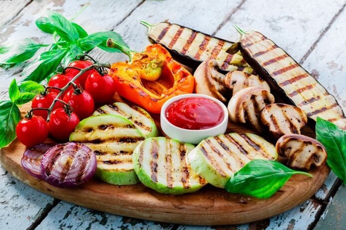 verduras asadas para bajar de peso